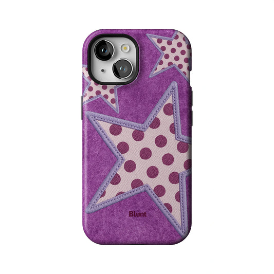 Lilac Crush Polka Star iPhone Case gallery - Iphone_15_Iphone_1