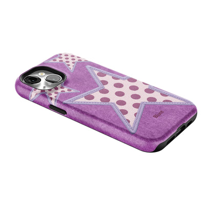 Lilac Crush Polka Star iPhone Case gallery - Iphone_15_Iphone_2