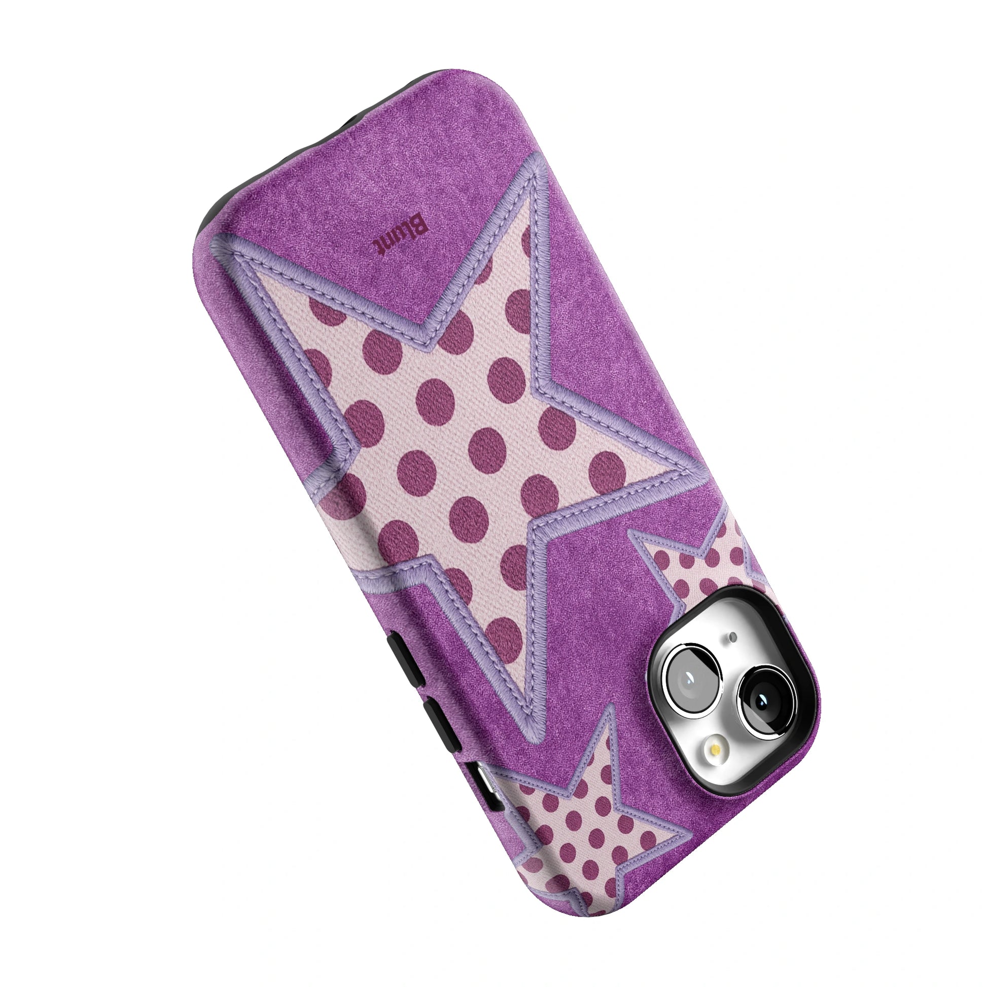 Lilac Crush Polka Star iPhone Case gallery - Iphone_15_Iphone_5