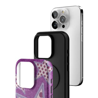 Lilac Crush Polka Star iPhone Case gallery - Iphone_15_Pro_3