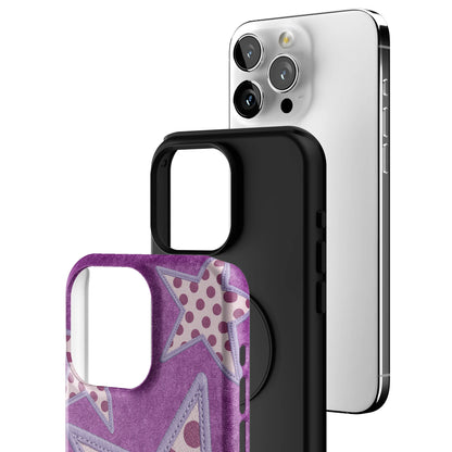 Lilac Crush Polka Star iPhone Case gallery - Iphone_15_Pro_Max_3