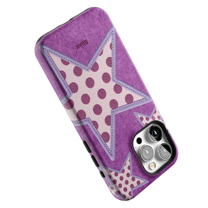 Lilac Crush Polka Star iPhone Case gallery - Iphone_15_Pro_Max_5
