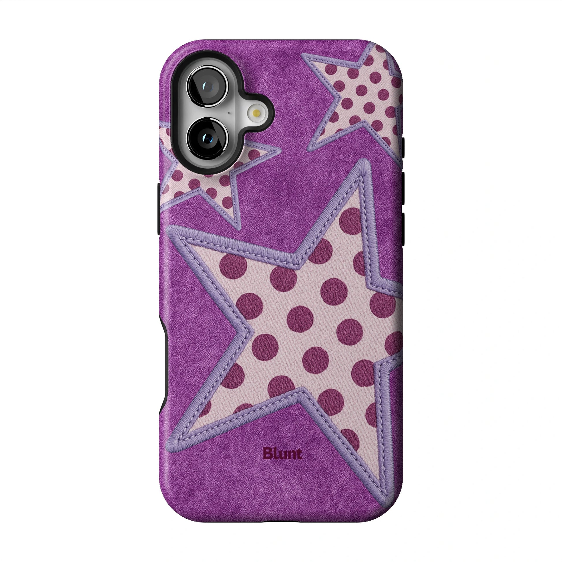 Lilac Crush Polka Star iPhone Case gallery - Iphone_16_Mini_Air_Plus_1