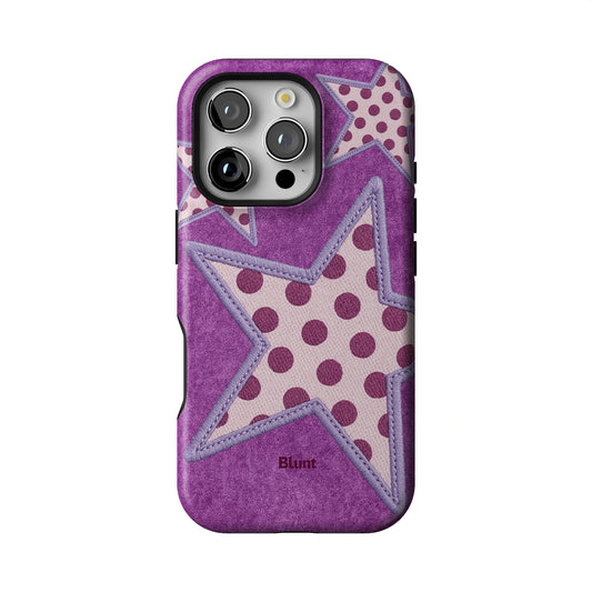 Lilac Crush Polka Star iPhone Case gallery - Iphone_16_Pro_1