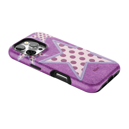 Lilac Crush Polka Star iPhone Case gallery - Iphone_16_Pro_2