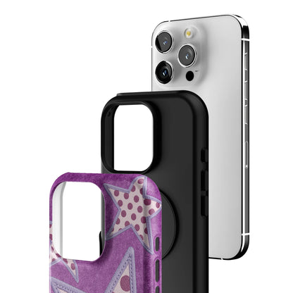Lilac Crush Polka Star iPhone Case gallery - Iphone_16_Pro_3