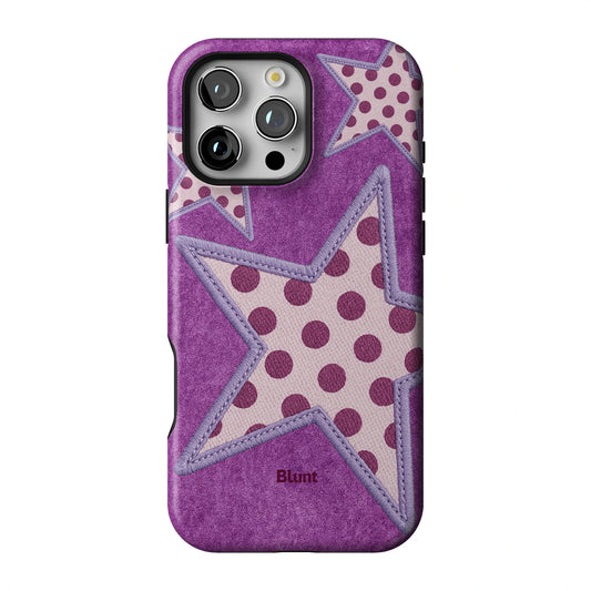 Lilac Crush Polka Star iPhone Case gallery - Iphone_16_Pro_Max_1