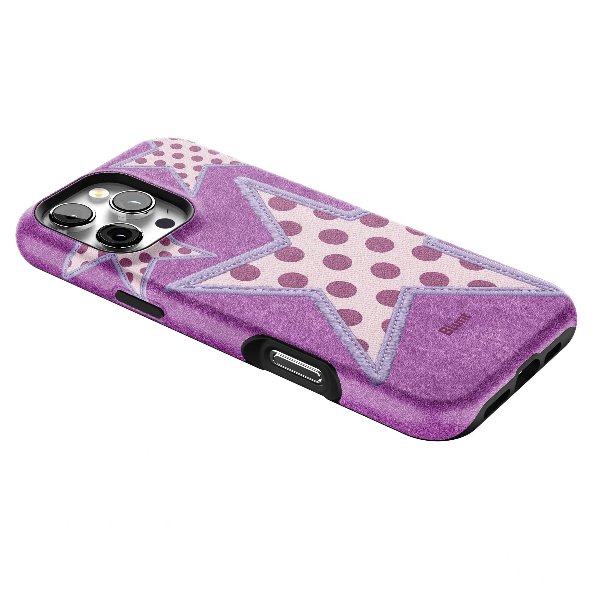 Lilac Crush Polka Star iPhone Case gallery - Iphone_16_Pro_Max_2