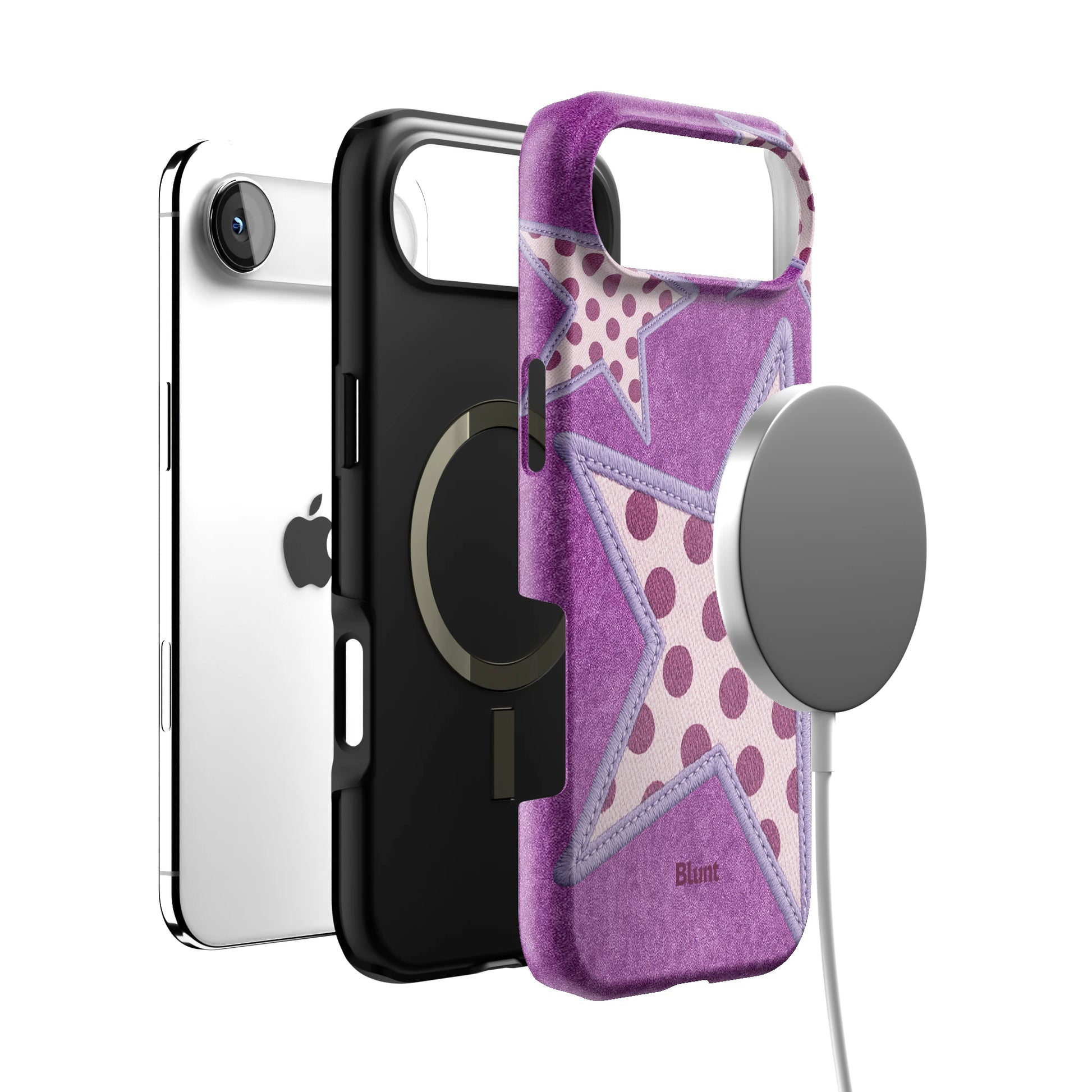 Lilac Crush Polka Star iPhone Case gallery - Iphone_17_Air_4