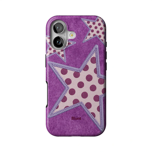 Lilac Crush Polka Star iPhone Case gallery - Iphone_17_Iphone_1