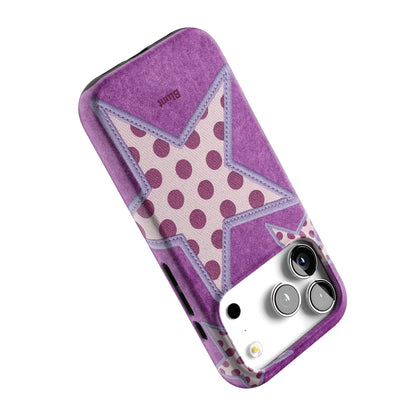 Lilac Crush Polka Star iPhone Case gallery - Iphone_17_Pro_5