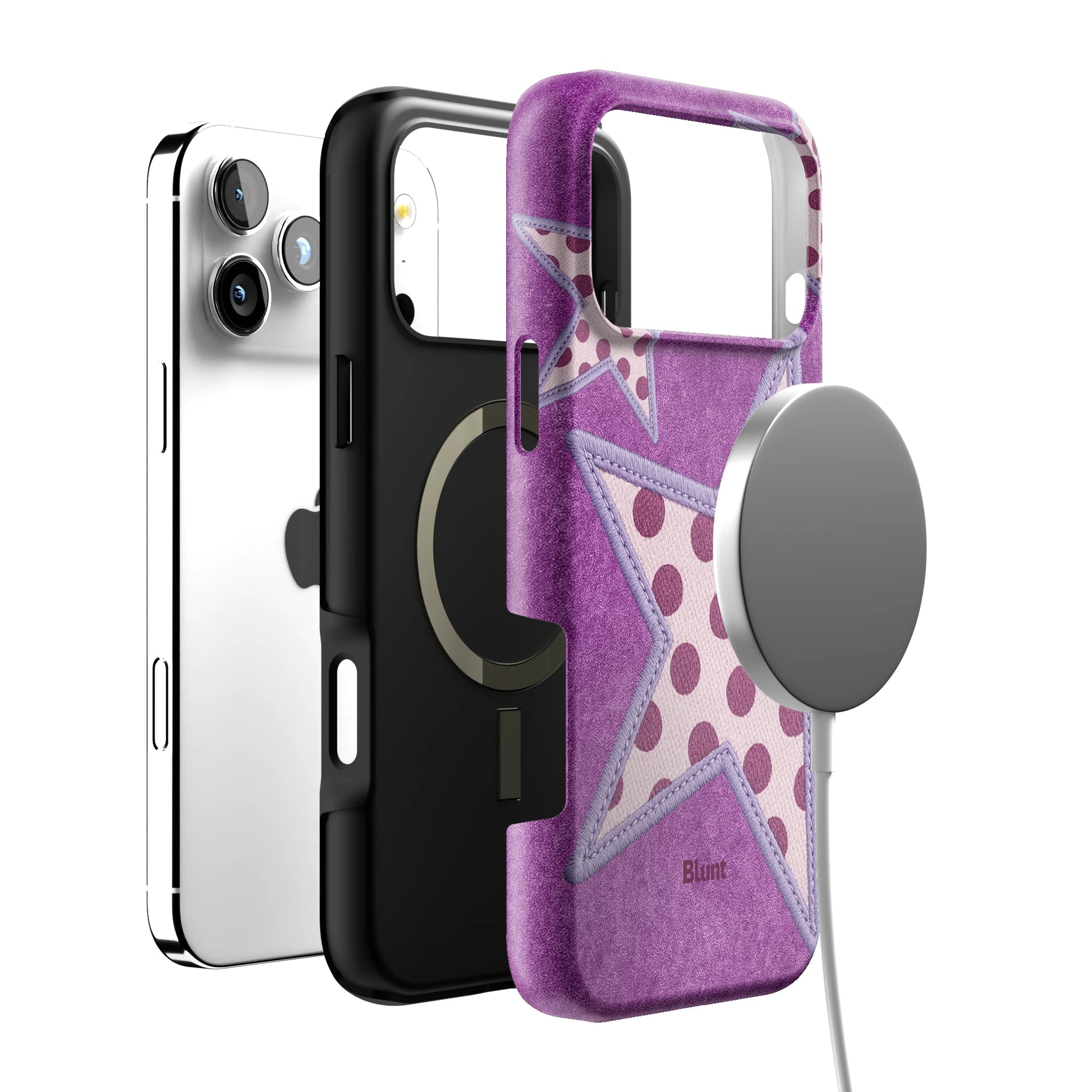Lilac Crush Polka Star iPhone Case gallery - Iphone_17_Pro_Max_4