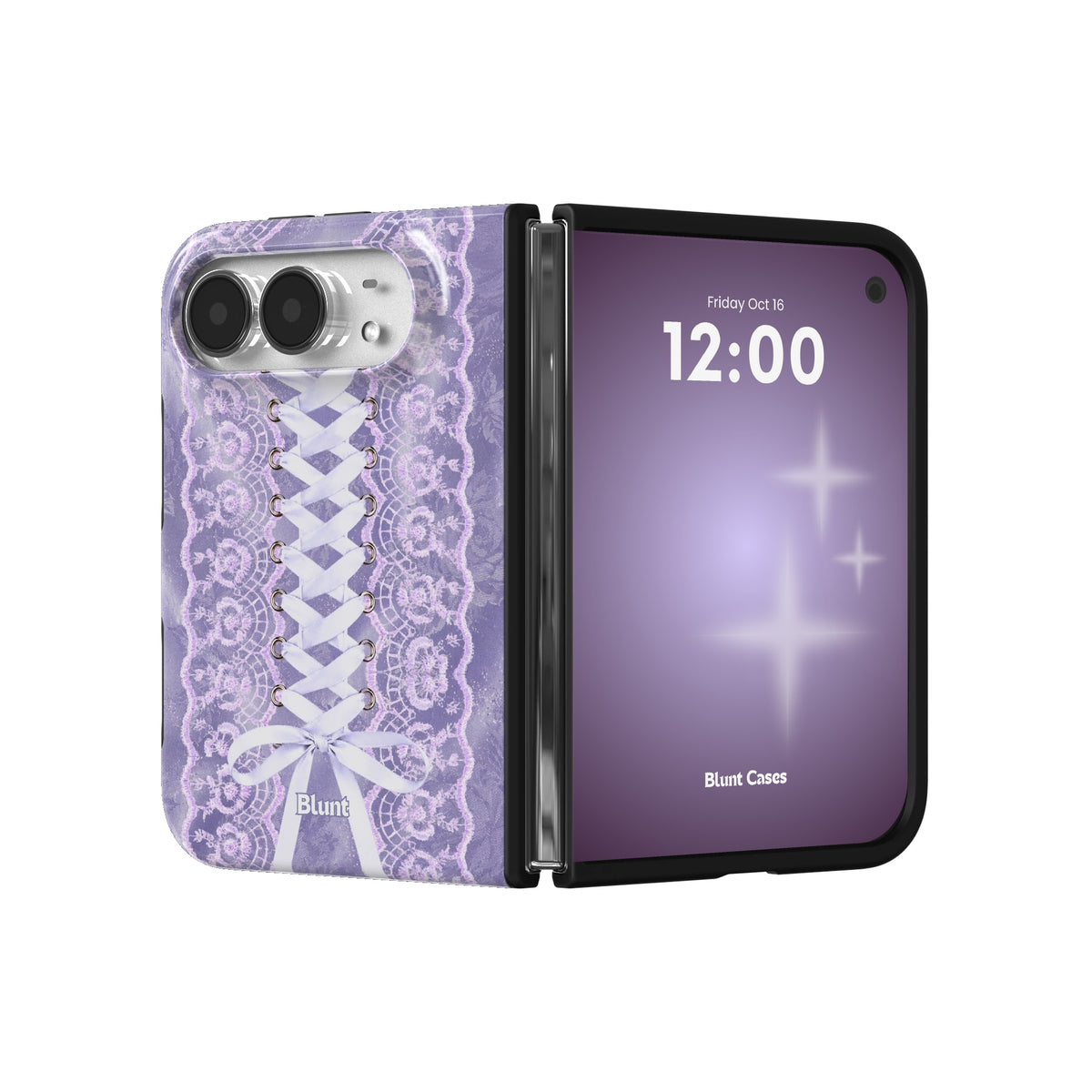 lilac-maiden-iphone-case iPhone 18 Duo case, view 3