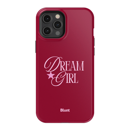 Dream Girl Maroon iPhone Case