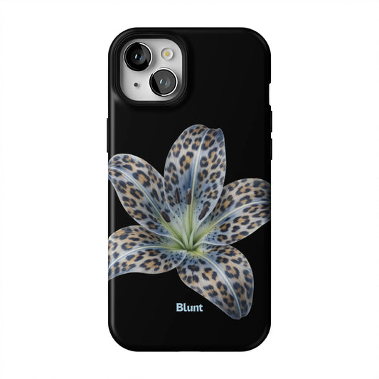 Blue-Leopard-Bloom-iphone-case-iPhone 15 Plus-1
