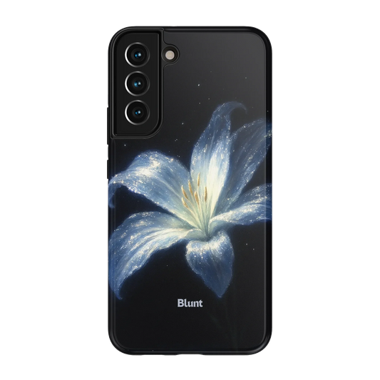 Blue Lilly Samsung Case