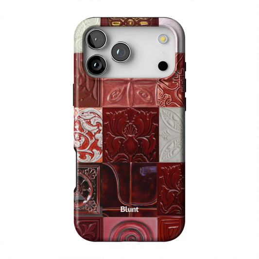 Checkered-Rouge-iphone-case-iPhone 17 Pro Max-1