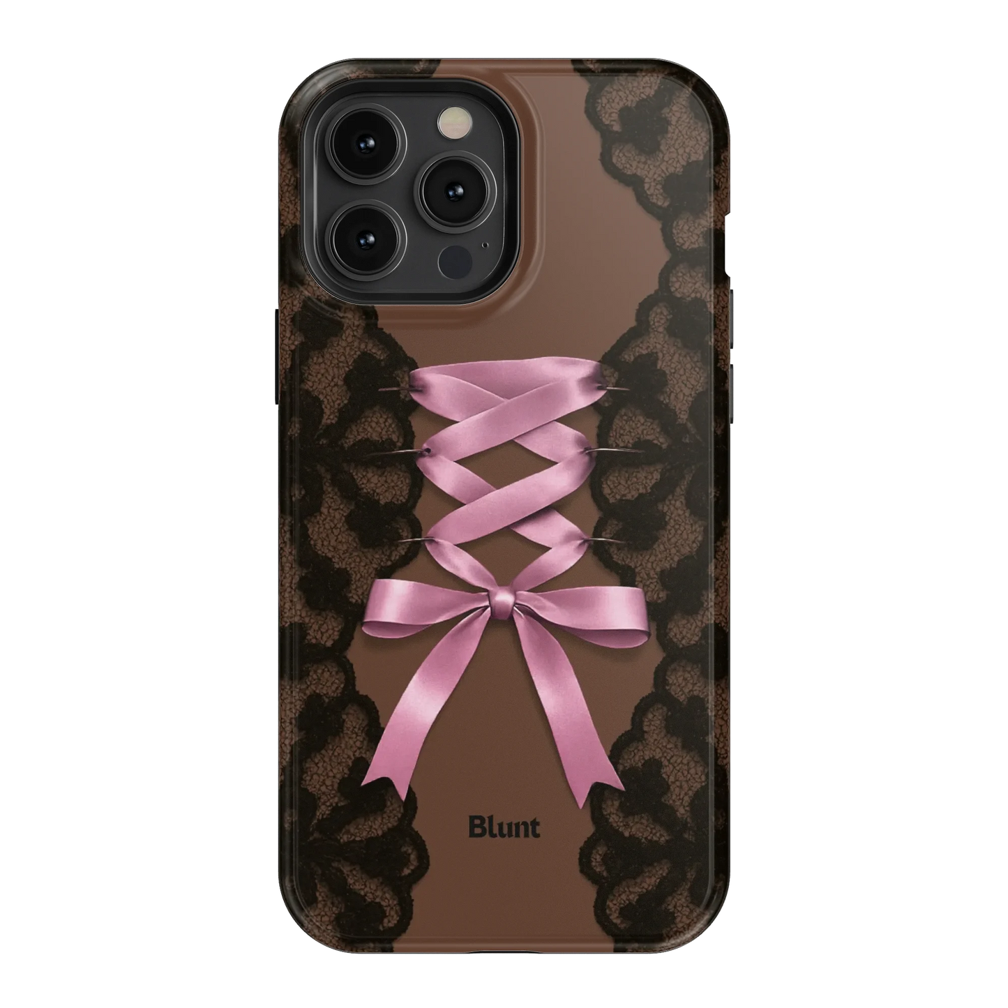 Brown Corset iPhone Case
