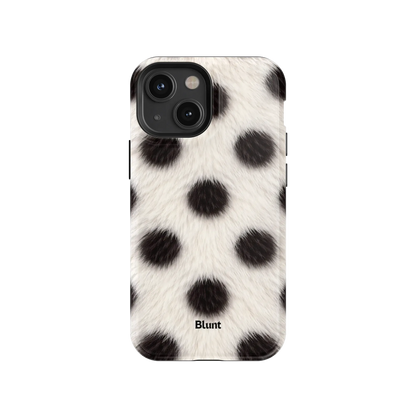 Polka Fuzz iPhone Case
