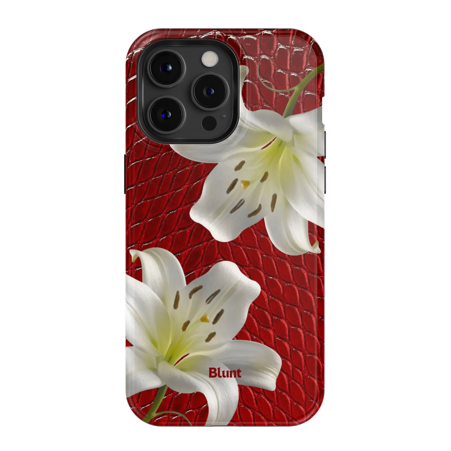 Crimson Lily iPhone Case