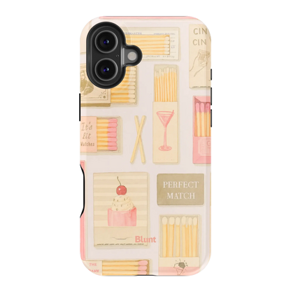 Pink Match iPhone Case
