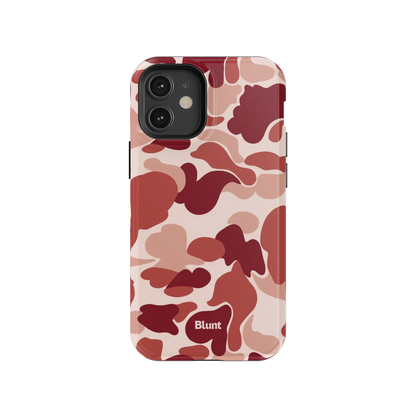 Reddish Camo iPhone Case