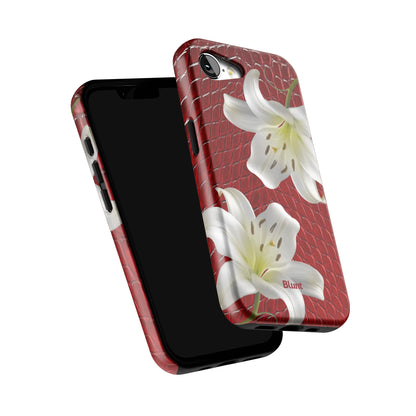 Crimson-Lily-iphone-case-iPhone 17 E-5