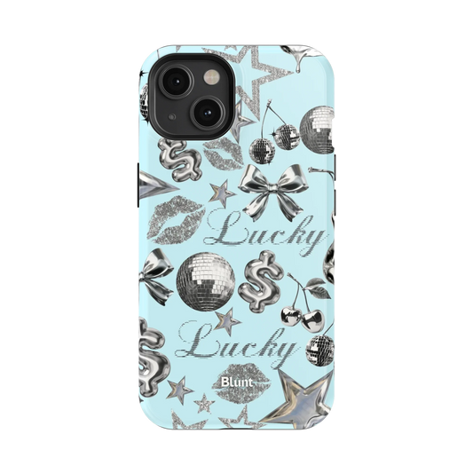 Lucky Baby Blue iPhone Case