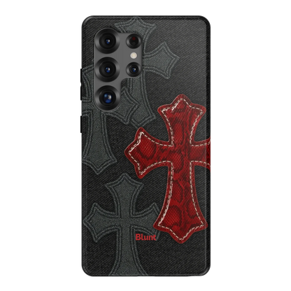 Crimson Cross Samsung Case