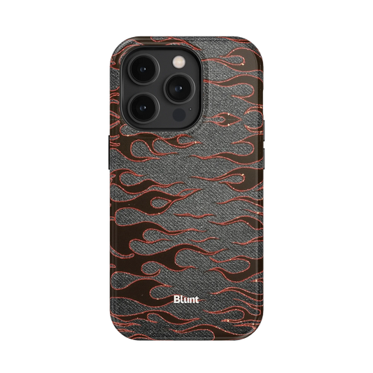 Steel Flame iPhone Case