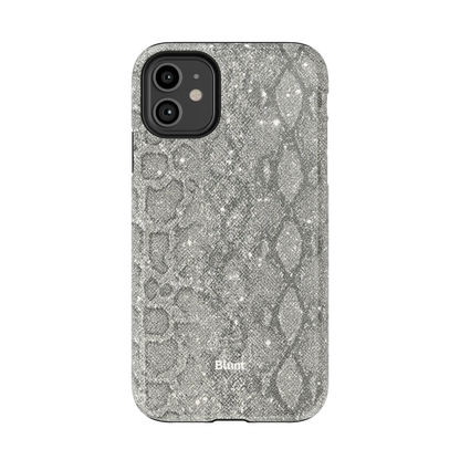 Silver Python iPhone Case