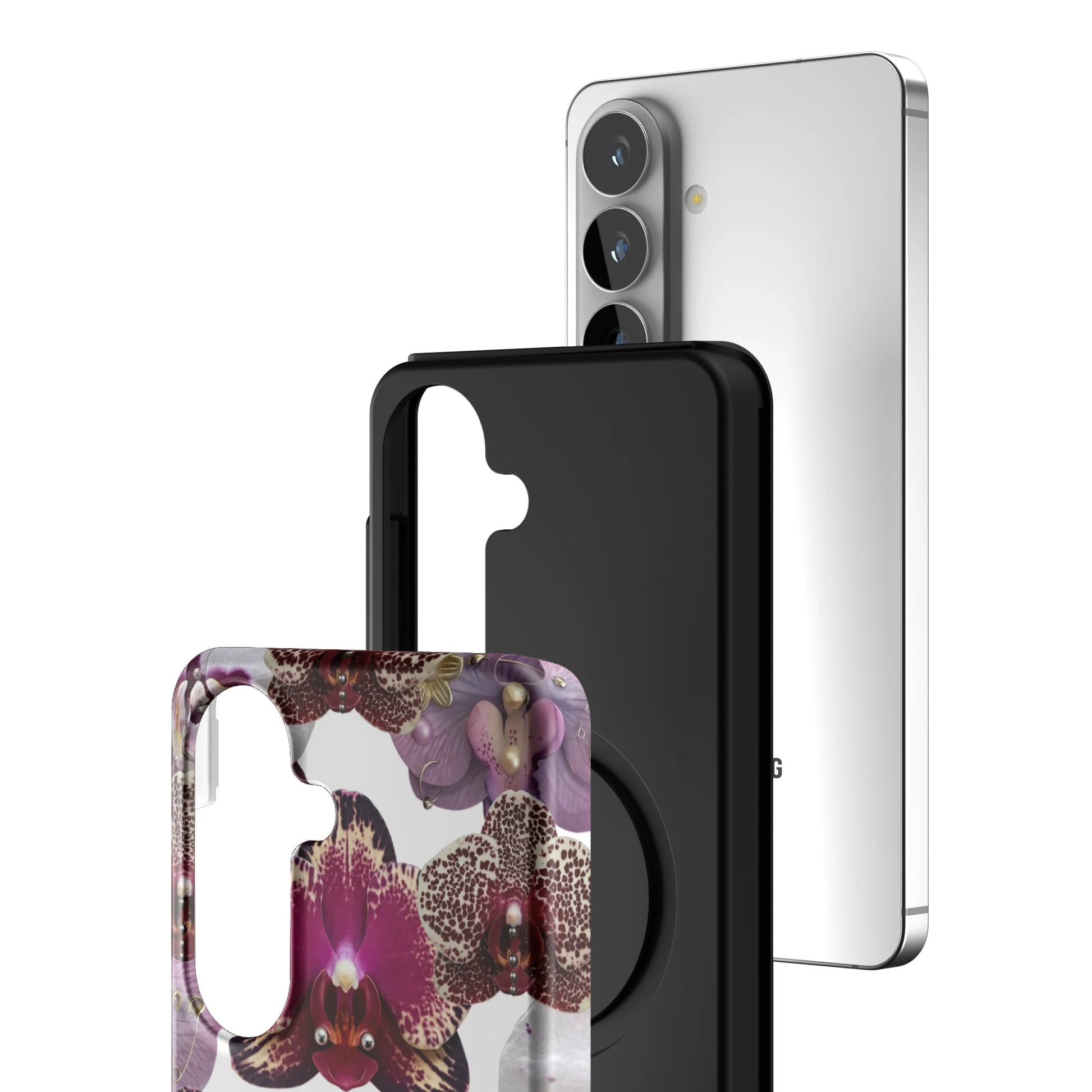 Botanical-Orchid-samsung-case-Galaxy S26-3
