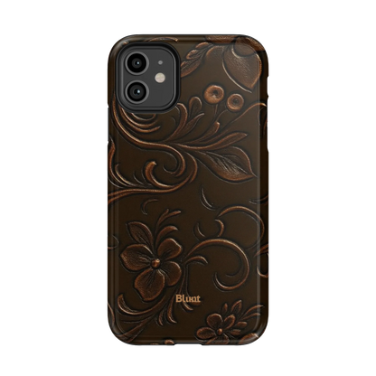Tooled Leather iPhone Case