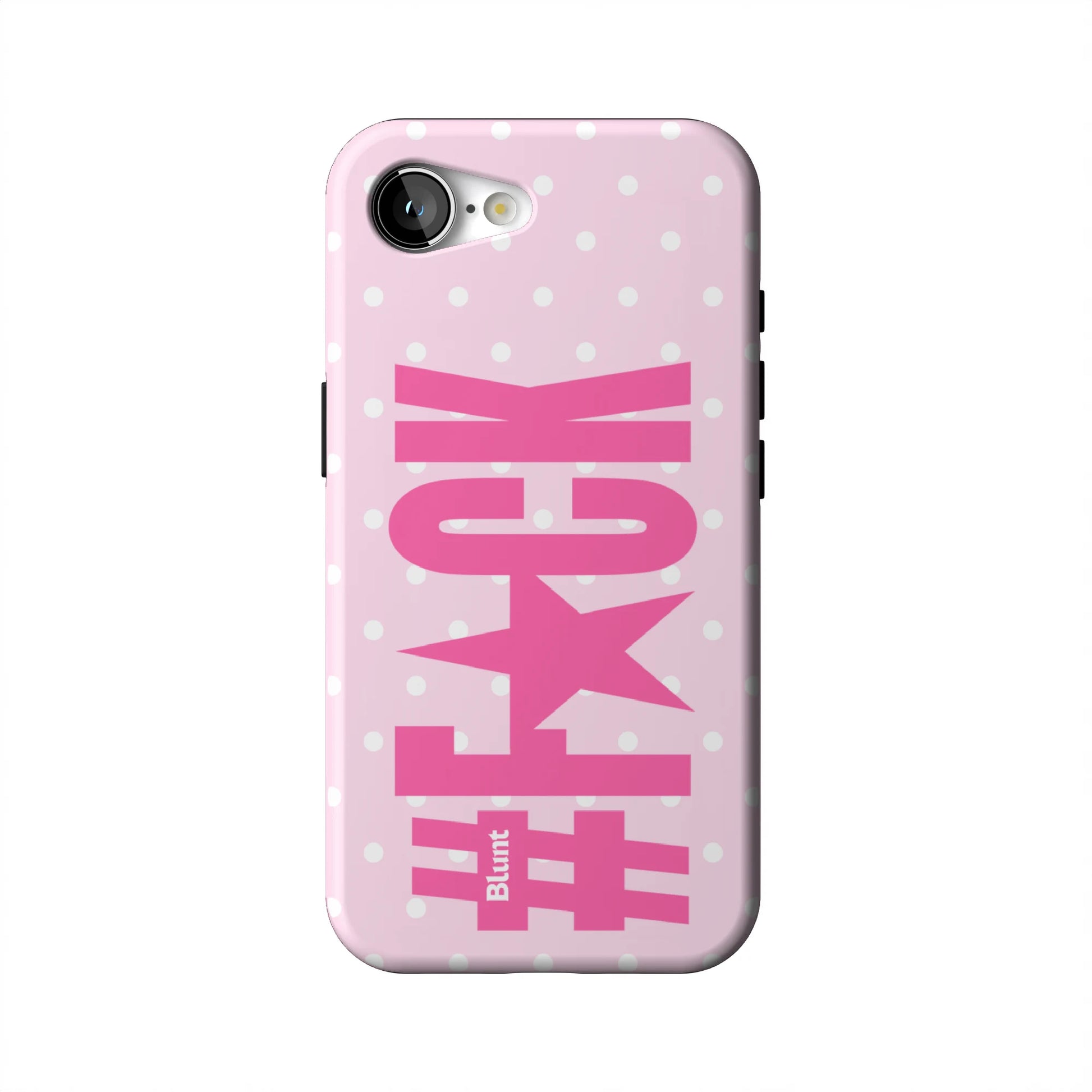 Pink-Polka-Riot-iphone-case-iPhone 17 E-1