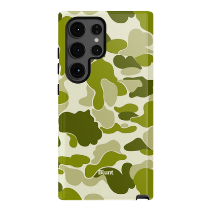 Lime Camo Samsung Case