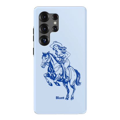 Blue-Lasso-Lady-samsung-case-S25 Ultra-1