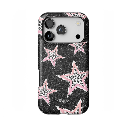Pink Zebra Stars iPhone Case