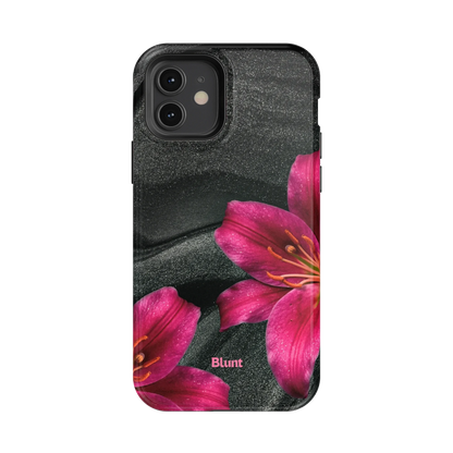 Midnight Petals iPhone Case