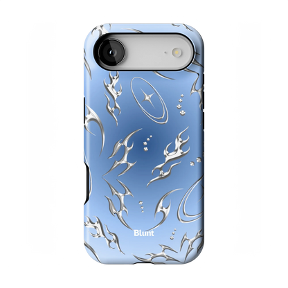 Blue Cyber iPhone Case