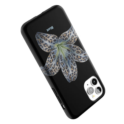 Blue-Leopard-Bloom-iphone-case-iPhone 11 Pro Max-4