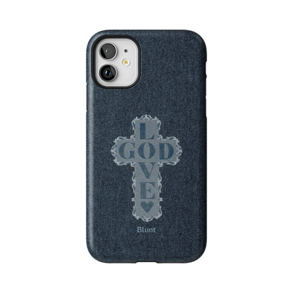 Love God Blue Cross iPhone Case gallery - Iphone_11_Iphone_1