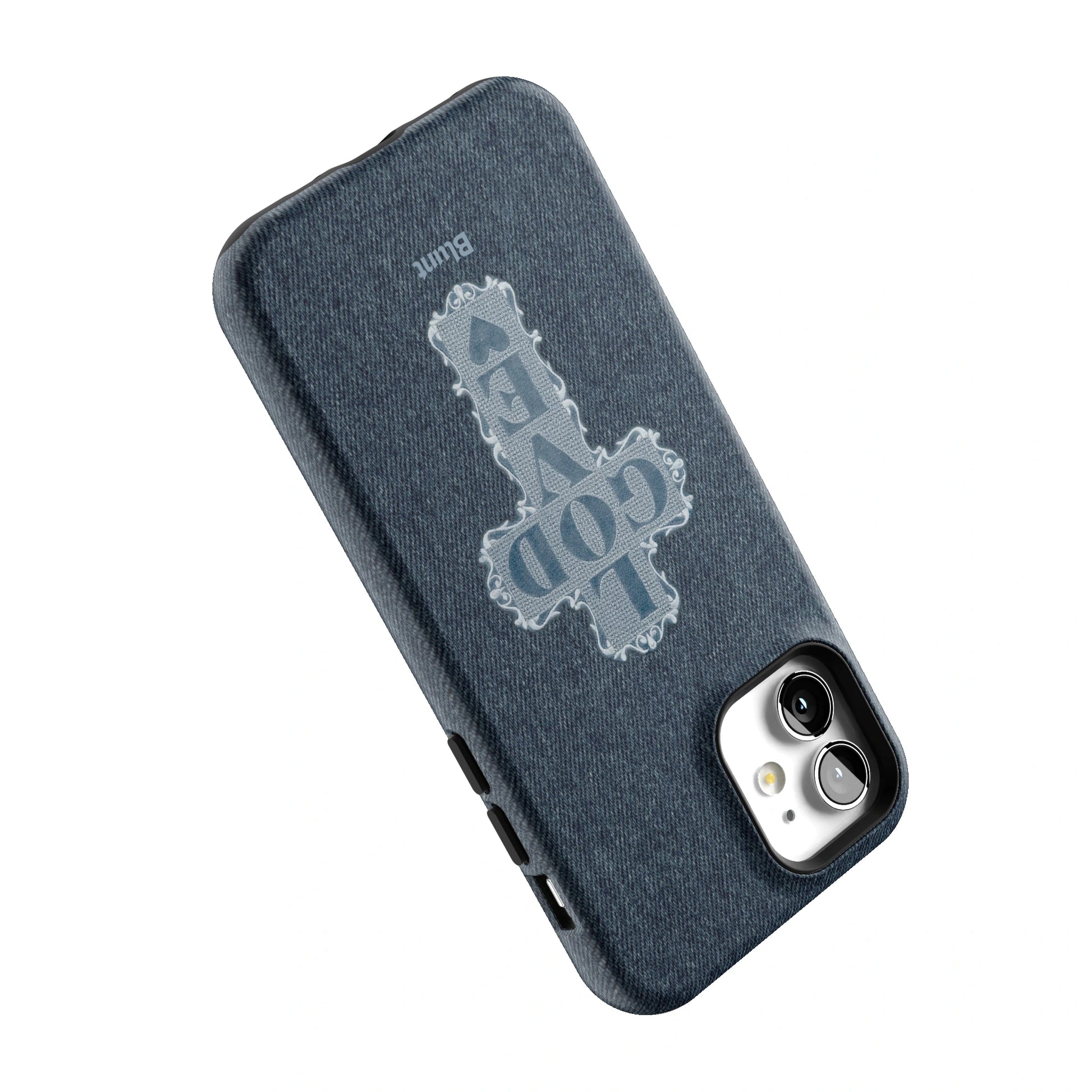 Love God Blue Cross iPhone Case gallery - Iphone_12_Iphone_5
