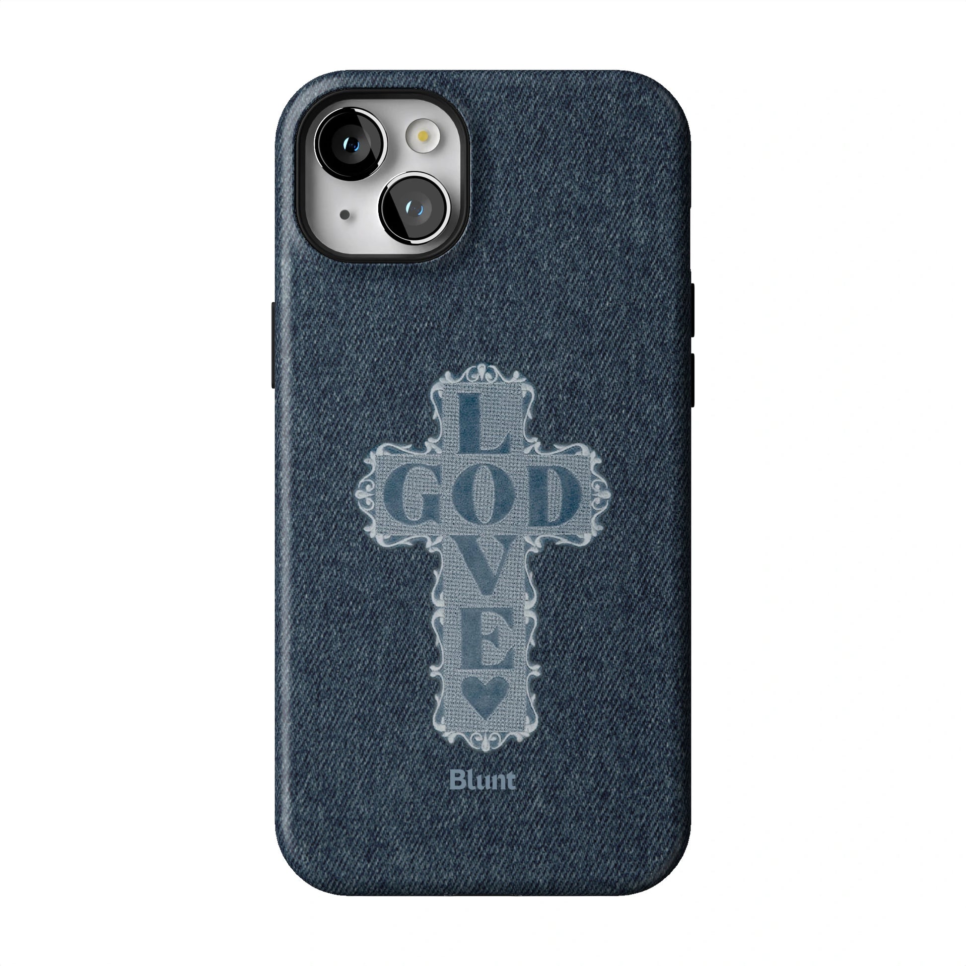 Love God Blue Cross iPhone Case gallery - Iphone_14_Mini_Air_Plus_1