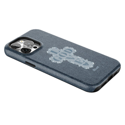 Love God Blue Cross iPhone Case gallery - Iphone_14_Pro_Max_2