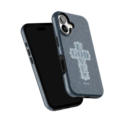 Love God Blue Cross iPhone Case gallery - Iphone_16_Iphone_6