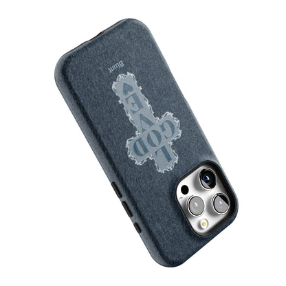 Love God Blue Cross iPhone Case gallery - Iphone_16_Pro_5