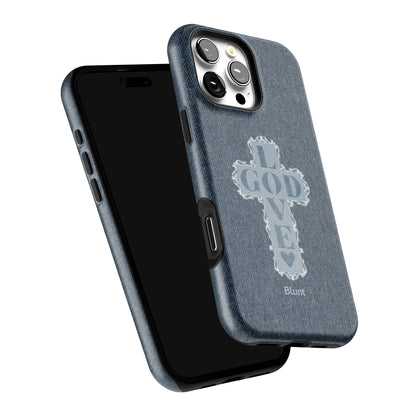 Love God Blue Cross iPhone Case gallery - Iphone_16_Pro_Max_6