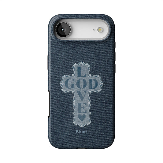 Love God Blue Cross iPhone Case gallery - Iphone_17_Air_1