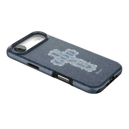 Love God Blue Cross iPhone Case gallery - Iphone_17_Air_2