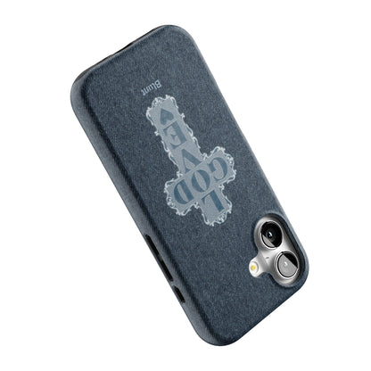 Love God Blue Cross iPhone Case gallery - Iphone_17_Iphone_5